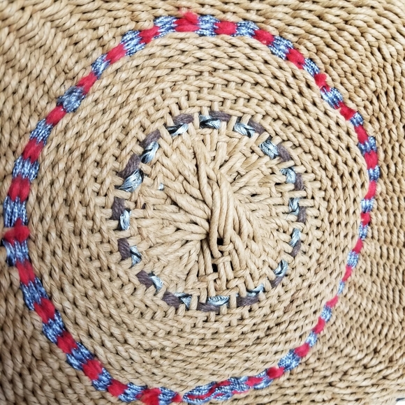 BOHEMIAN RAFFIA HANDMADE STYLE WOVEN HANDBAG - Picture 4 of 7